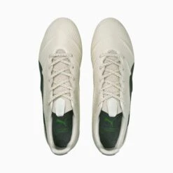 PUMA King Platinum 21 Vegan FG/AG (Ivory/Black/Lime) -Sports-Football Apparel puma king platinum 21 vegan fg ag ivory black lime 6