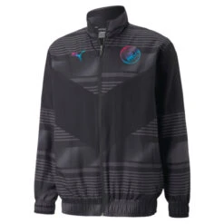 PUMA Manchester City 21/22 Prematch Jacket (Black) 14 PUMA Manchester City 21/22 Prematch Jacket (Black) -Sports-Football Apparel puma manchester city 21 22 prematch jacket black 4