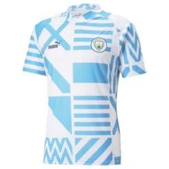 PUMA Manchester City 22/23 Prematch Jersey (White/Blue)