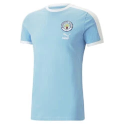 PUMA Manchester City 23/24 FTBLheritage T7 Tee (Blue/White)