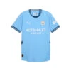 PUMA Manchester City 24/25 Authentic Home Jersey (Blue) -Sports-Football Apparel puma manchester city 24 25 authentic home jersey b