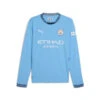 PUMA Manchester City 24/25 Long Sleeve Home Jersey (Blue) -Sports-Football Apparel puma manchester city 24 25 long sleeve home jersey