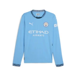 PUMA Manchester City 24/25 Long Sleeve Home Jersey (Blue)