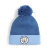 PUMA Manchester City Fan Pom Beanie -Sports-Football Apparel puma manchester city fan pom beanie