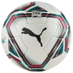 PUMA Teamfinal 21.1 FIFA Quality Pro Ball (White/Pink/Teal)