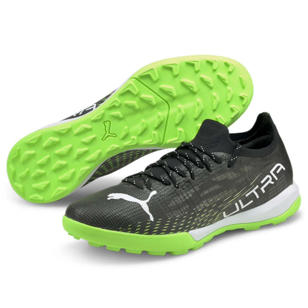 PUMA Ultra 1.3 Pro Cage Turf (Black/Lime) 3 PUMA Ultra 1.3 Pro Cage Turf (Black/Lime)