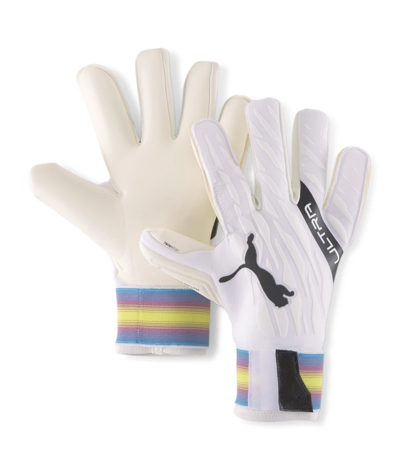 PUMA Ultra Grip 1 Hybrid Pro Gloves (White) 3 PUMA Ultra Grip 1 Hybrid Pro Gloves (White)