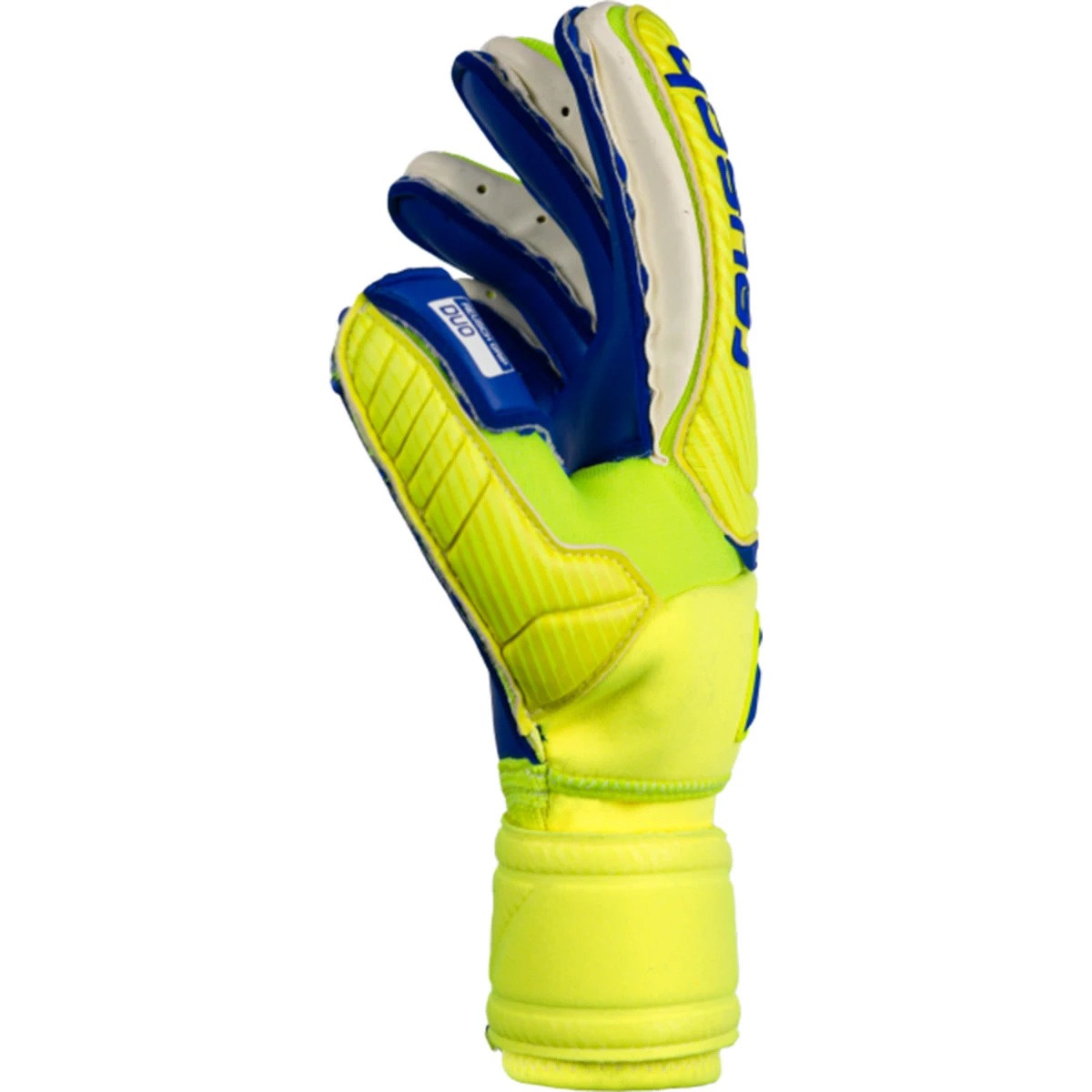 Reusch Attrakt Duo Ortho-Tec Glove (Yellow/Blue) 10 Reusch Attrakt Duo Ortho-Tec Glove (Yellow/Blue) - Image 8