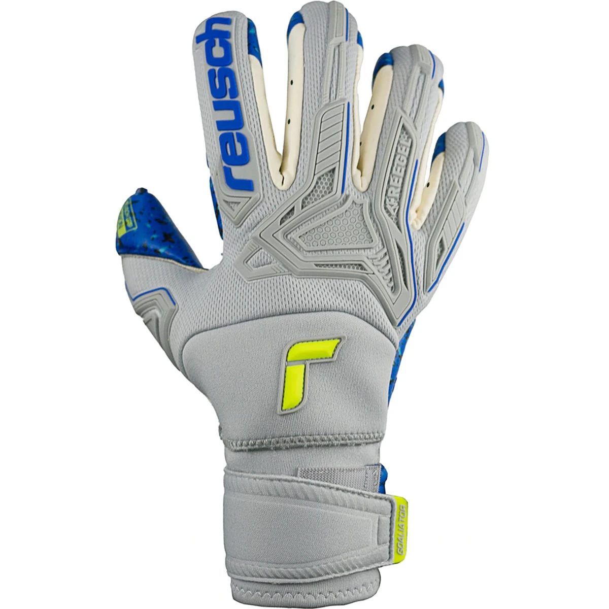 Reusch Attrakt Freegel Fusion Ortho-Tec Goaliator Glove (Gray) 4 Reusch Attrakt Freegel Fusion Ortho-Tec Goaliator Glove (Gray) - Image 2