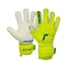 Reusch Attrakt Freegel Gold Finger Support Jr Glove (Neon/Navy) -Sports-Football Apparel reusch attrakt freegel gold finger support jr glov