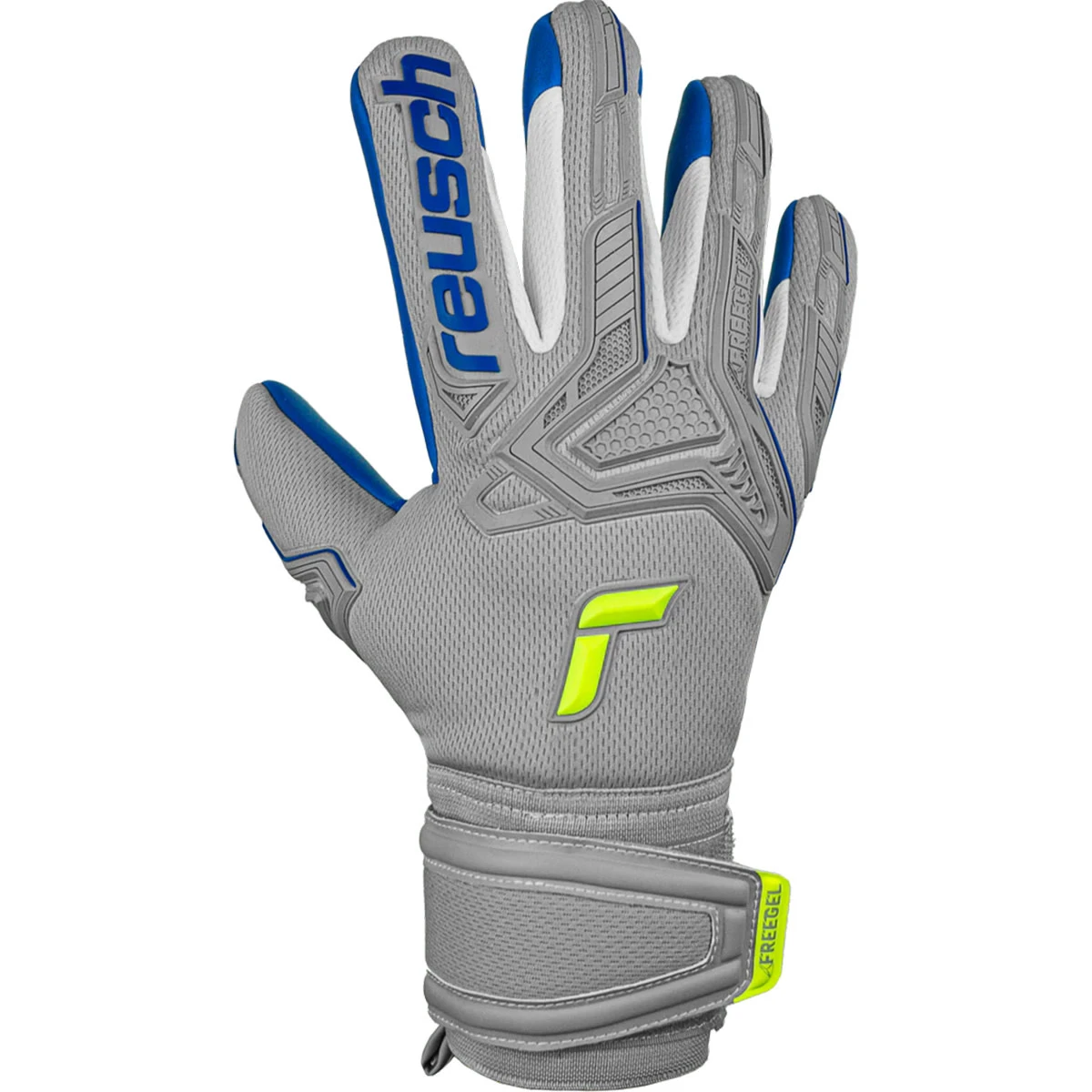 Reusch Attrakt Freegel Silver Finger Support Glove (Gray) 4 Reusch Attrakt Freegel Silver Finger Support Glove (Gray) - Image 2