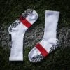 SR4U Pure Grip Socks Pro (White) 1 SR4U Pure Grip Socks Pro (White) -Sports-Football Apparel sr4u pure grip socks pro white