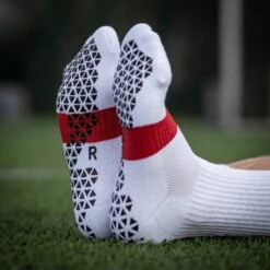 SR4U Pure Grip Socks Pro (White) -Sports-Football Apparel sr4u pure grip socks pro white 2