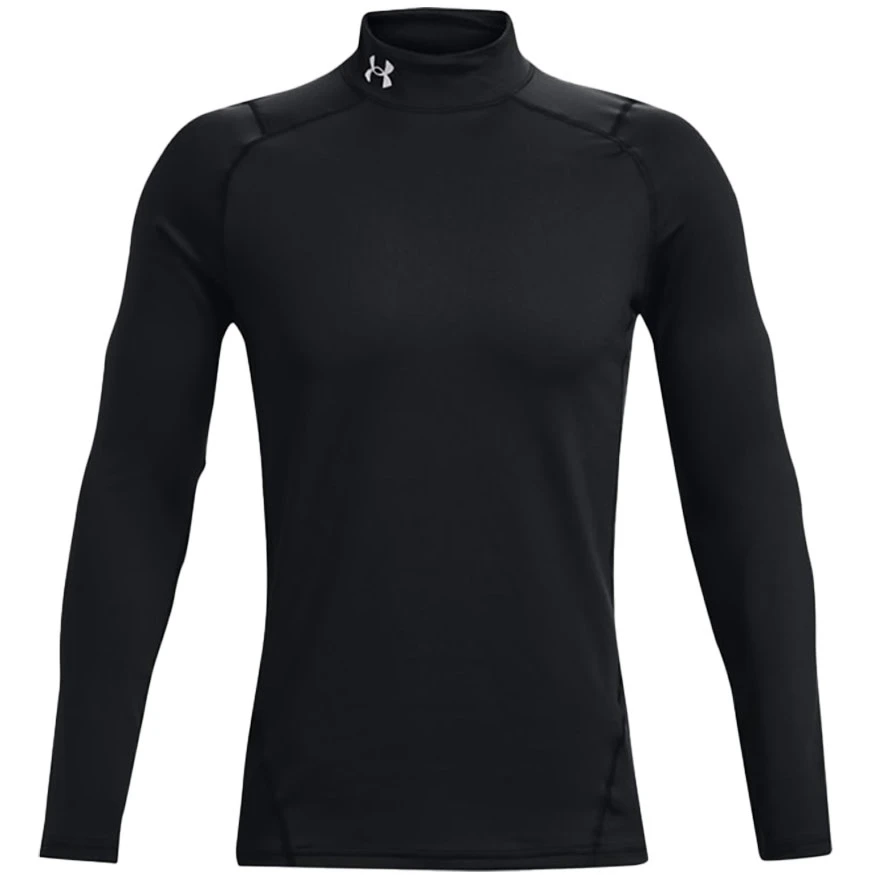 Under Armour Coldgear Armour Fitted Mock LS (Black) 3 Under Armour Coldgear Armour Fitted Mock LS (Black)