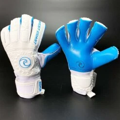 West Coast Kona Pure Cyan Goalie Gloves (White/Aqua) -Sports-Football Apparel west coast kona pure cyan goalie gloves white aqua 1