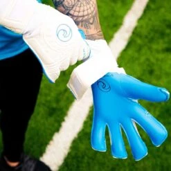 West Coast Kona Pure Cyan Goalie Gloves (White/Aqua) -Sports-Football Apparel west coast kona pure cyan goalie gloves white aqua 3
